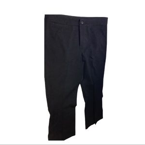 NYDJ Black Dress Womens Work Pants Size 12 Flat Front